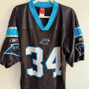 Retro Reebok Carolina Panthers Jersey Deangelo Williams #34‎ EUC Men’s Sz M